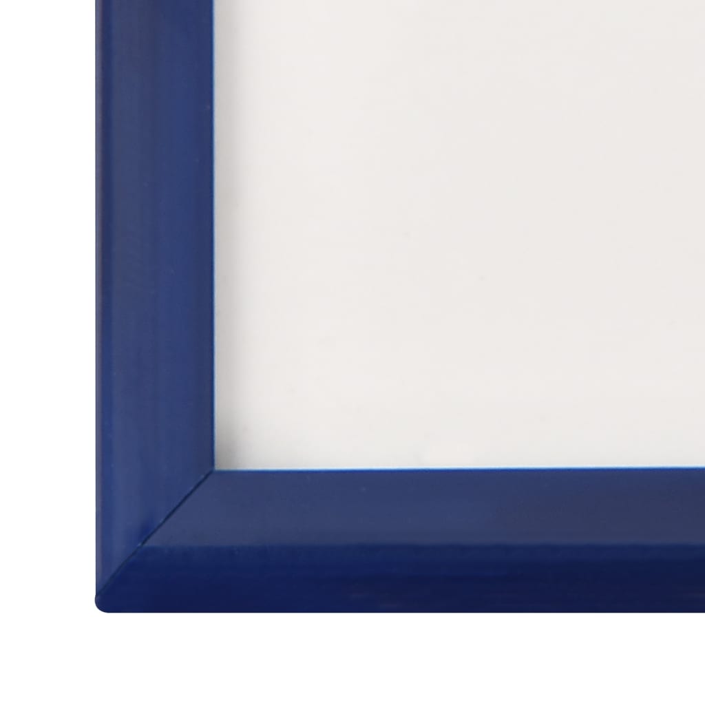 vidaXL Ramki na zdjęcia, 3 szt., stojące, niebieskie, 13x18 cm, MDF