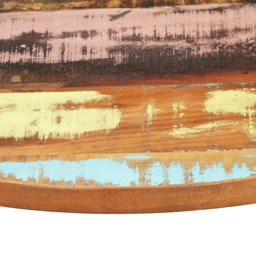 vidaXL Okrągły blat stołu, 40 cm, 25-27 mm, lite drewno z odzysku