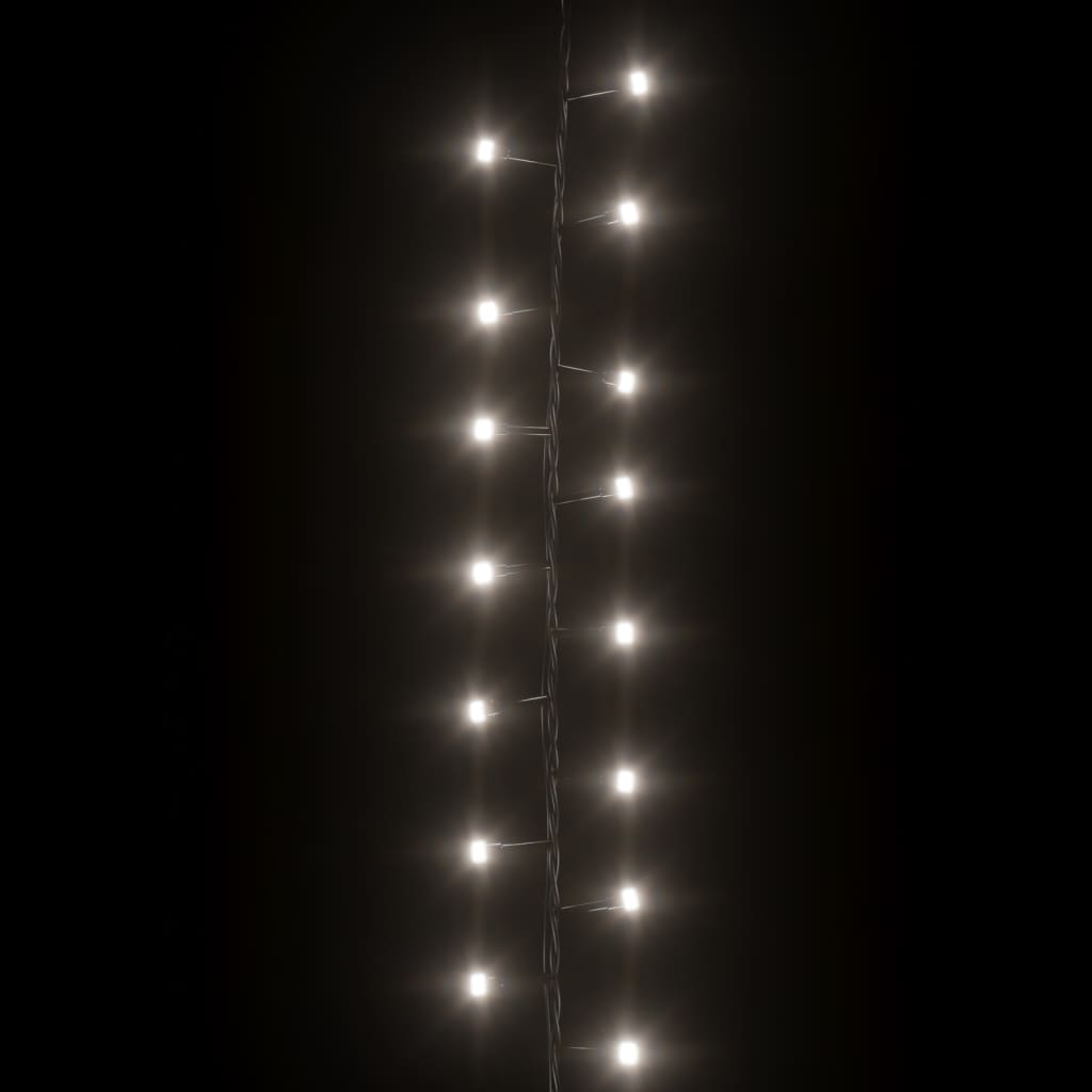 vidaXL Lampki LED, 1000 diod, gęsto rozmieszczone, zimna biel, 25 m