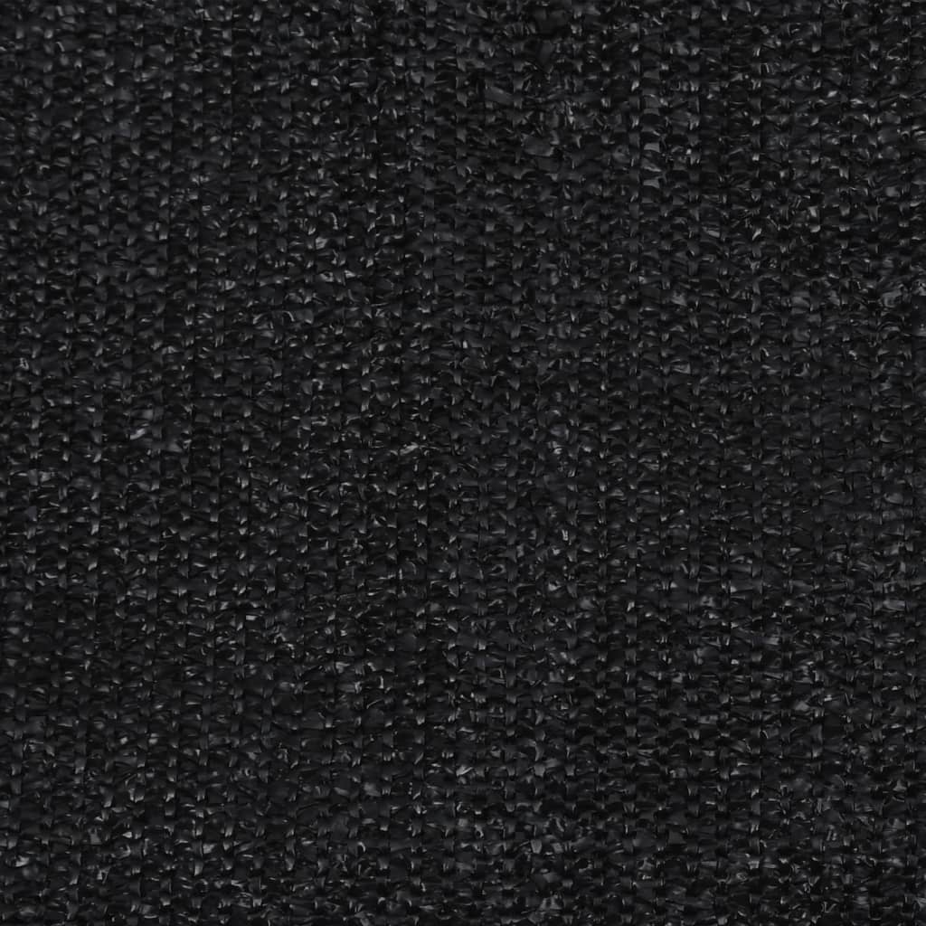 vidaXL Roleta zewnętrzna, 60x230 cm, czarna, HDPE