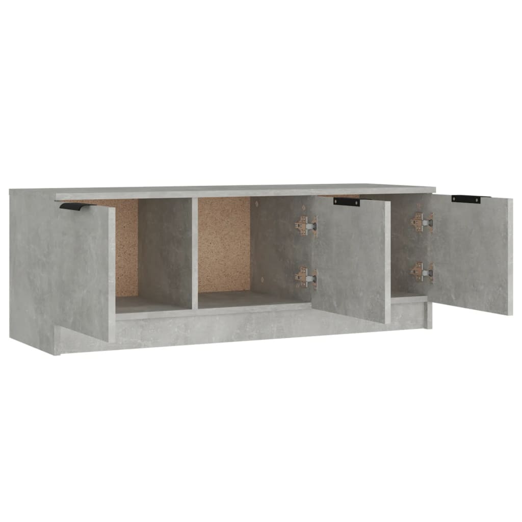 vidaXL Szafka pod telewizor, szarość betonu, 102x35x36,5 cm