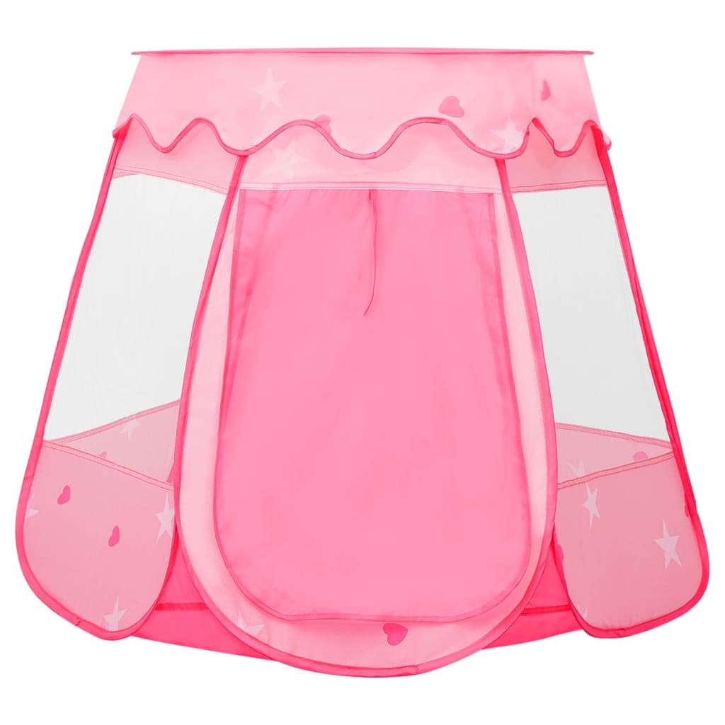 vidaXL Namiot do zabawy dla dzieci, różowy, 102x102x82 cm
