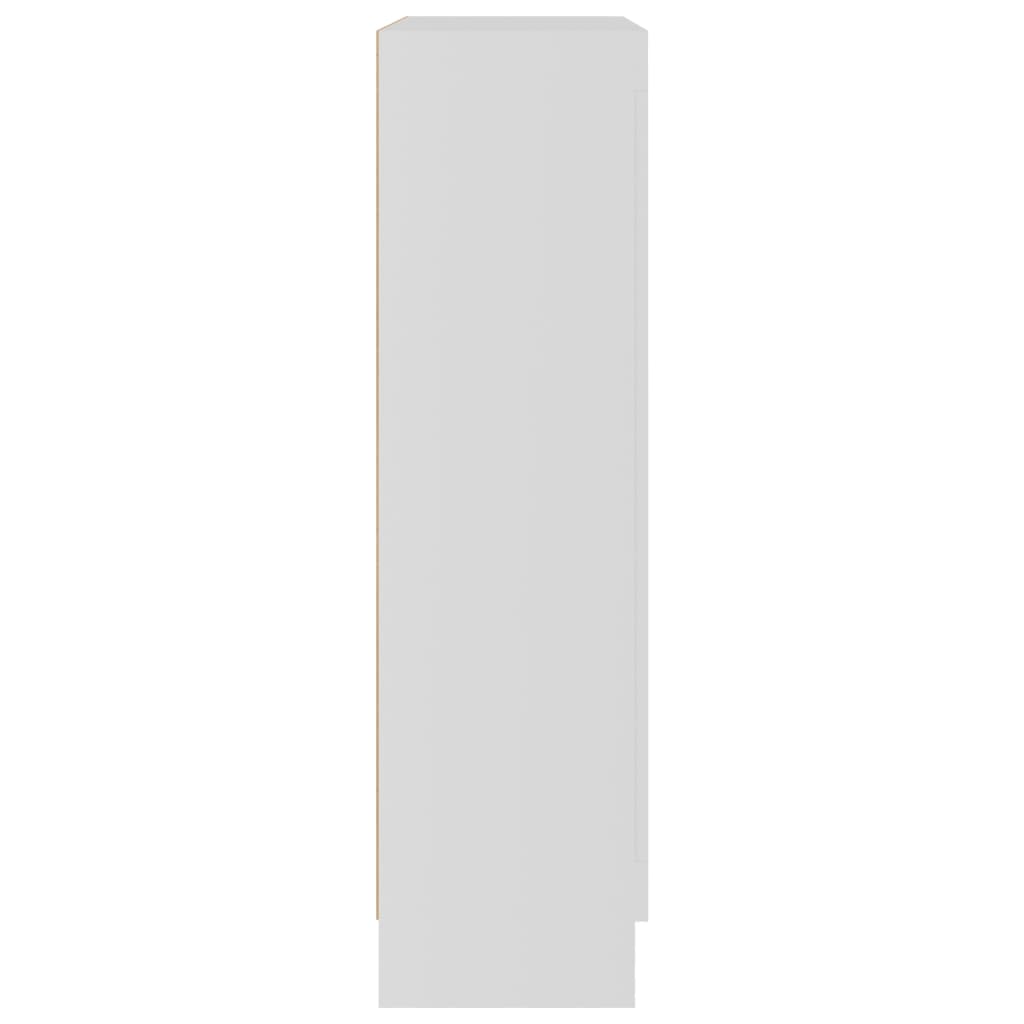 vidaXL Szafka na książki, biała, 82,5 x 30,5 x 115 cm, płyta wiórowa