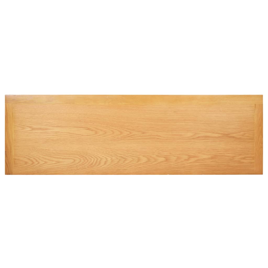vidaXL Komoda, 110 x 33,5 x 70 cm, lite drewno dębowe