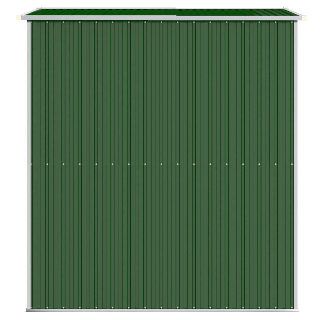 vidaXL Szopa ogrodowa, zielona, 192x191x223 cm, stal galwanizowana