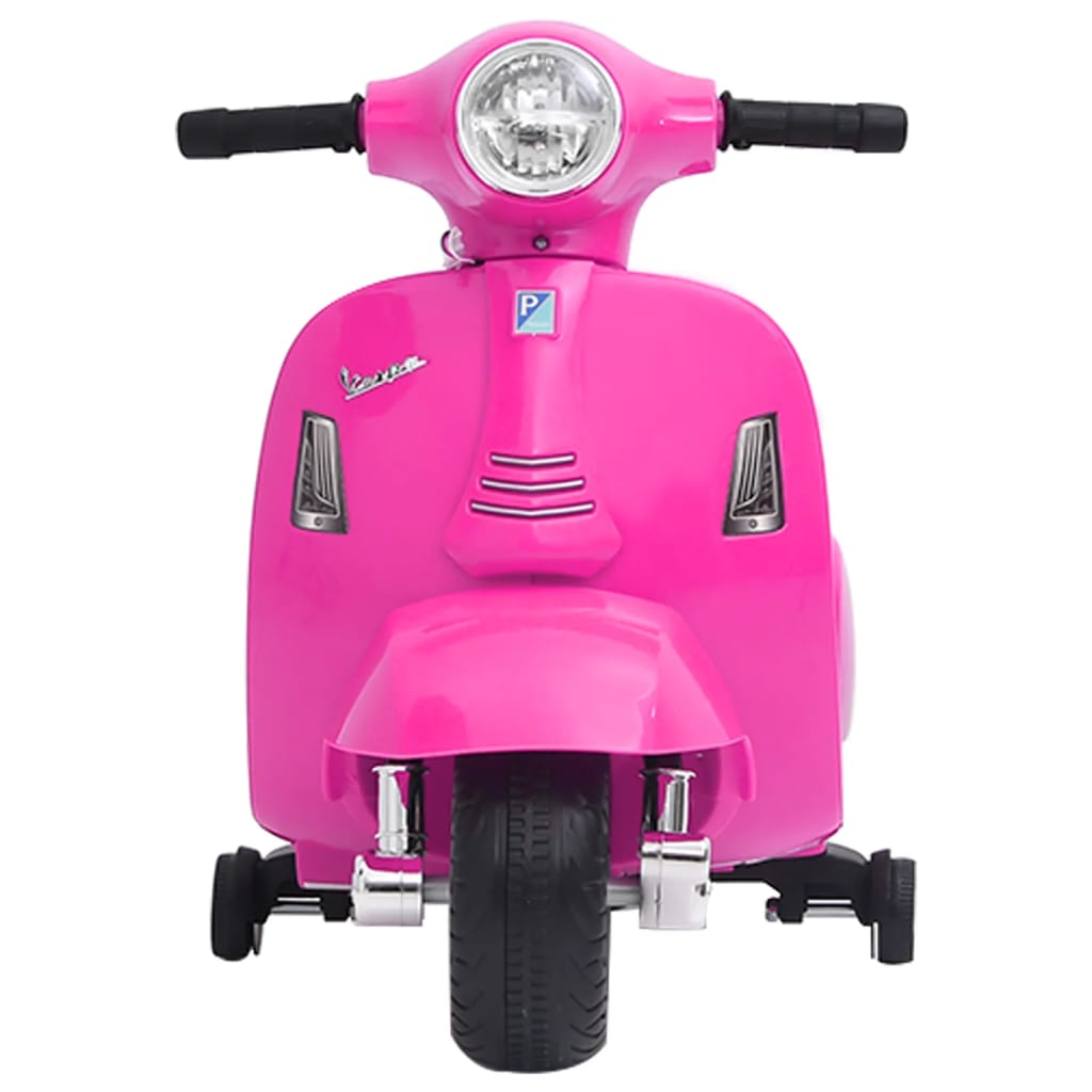 vidaXL Zabawkowy motocykl elektryczny Vespa GTS300, różowy