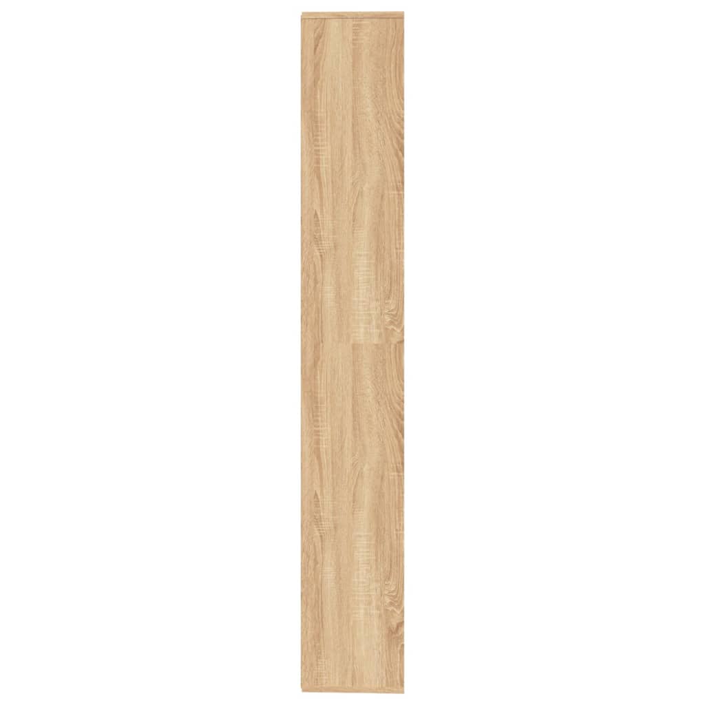 vidaXL Regał/półka, dąb sonoma, 155x24x160 cm, materiał drewnopochodny