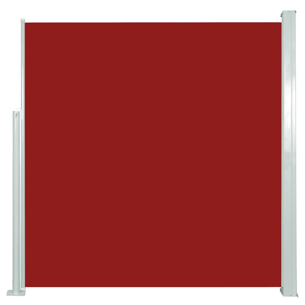 vidaXL Zwijana markiza boczna, 140 x 300 cm, czerwona
