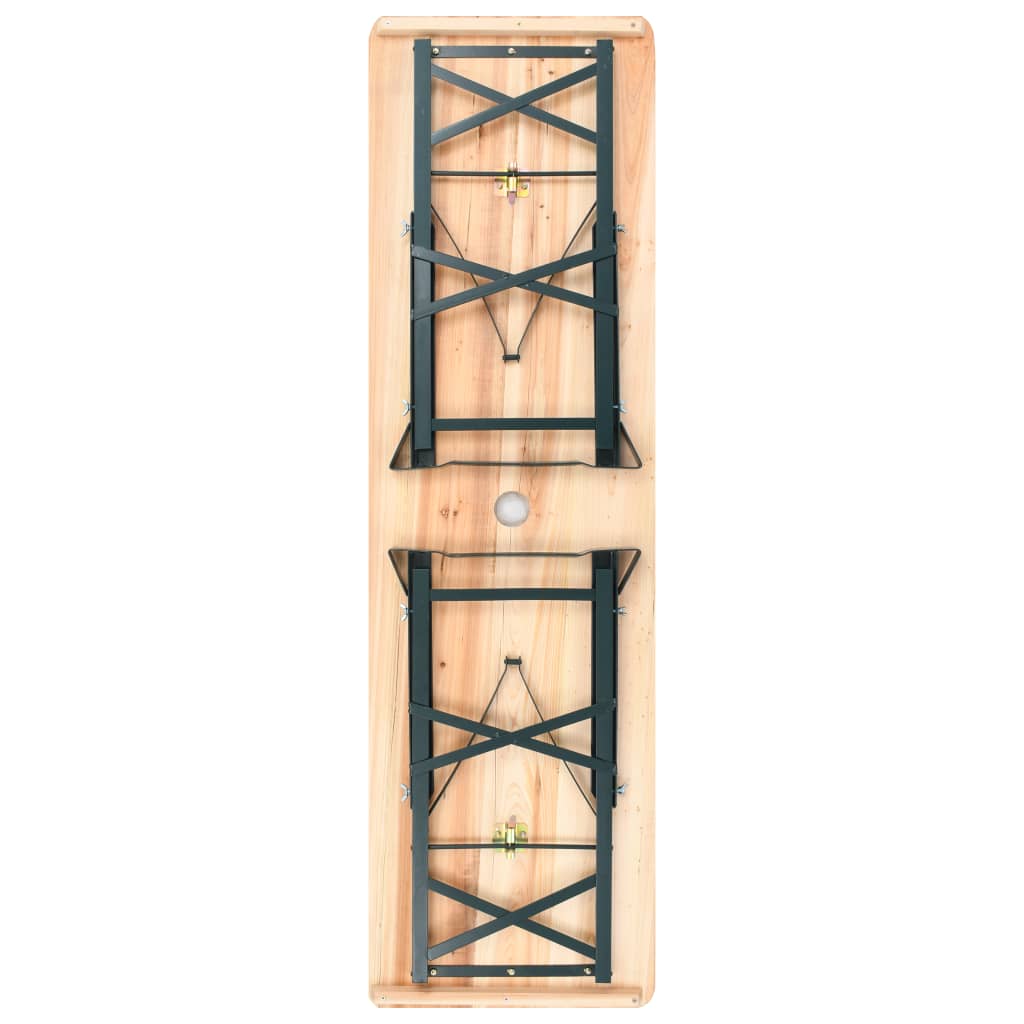 vidaXL Stół biesiadny składany, 169x50x75/105 cm, drewno sosnowe