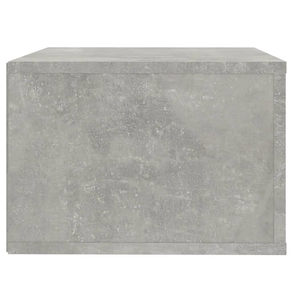 vidaXL Wisząca szafka nocna, szarość betonu, 50x36x25 cm