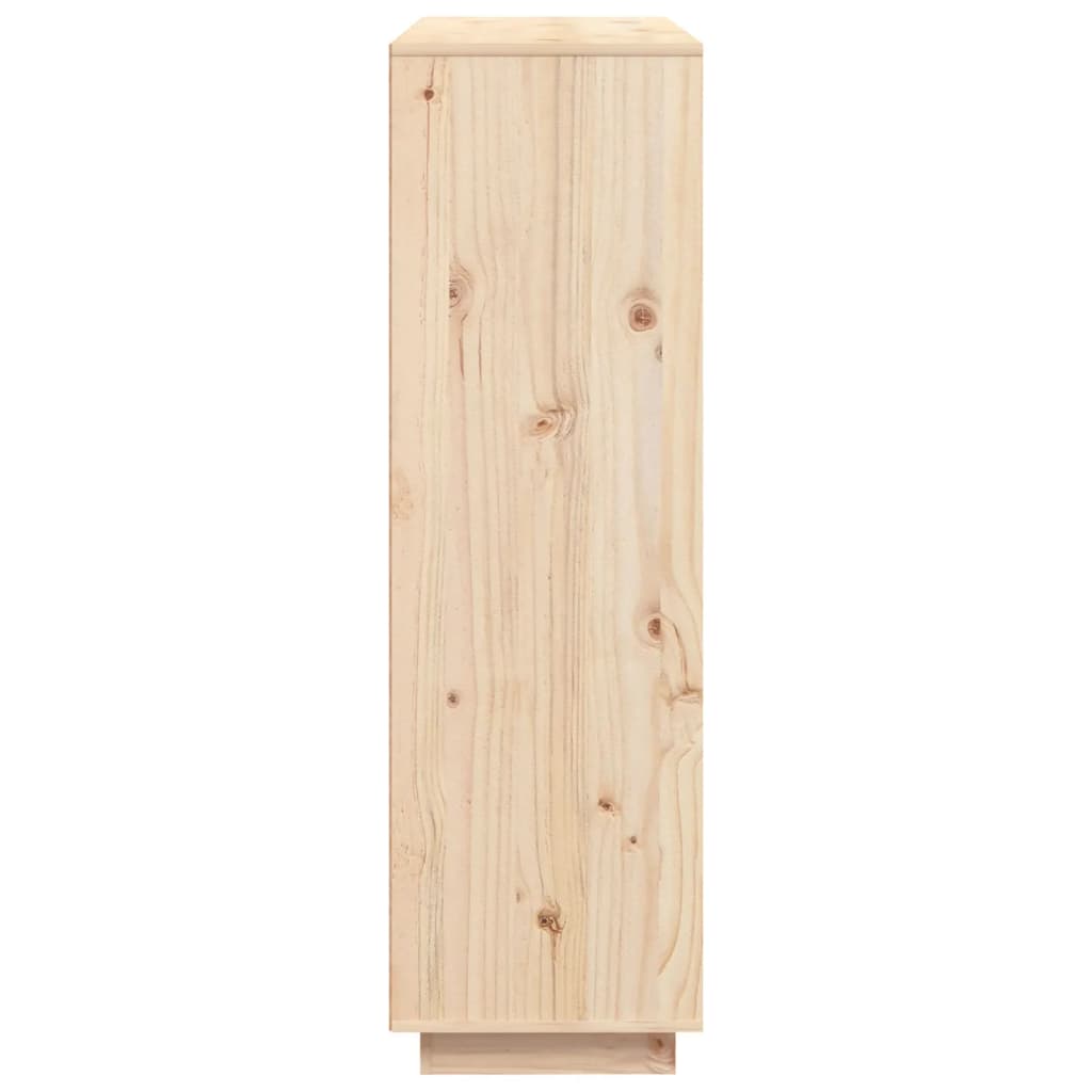 vidaXL Szafka, 110,5x35x117 cm, lite drewno sosnowe