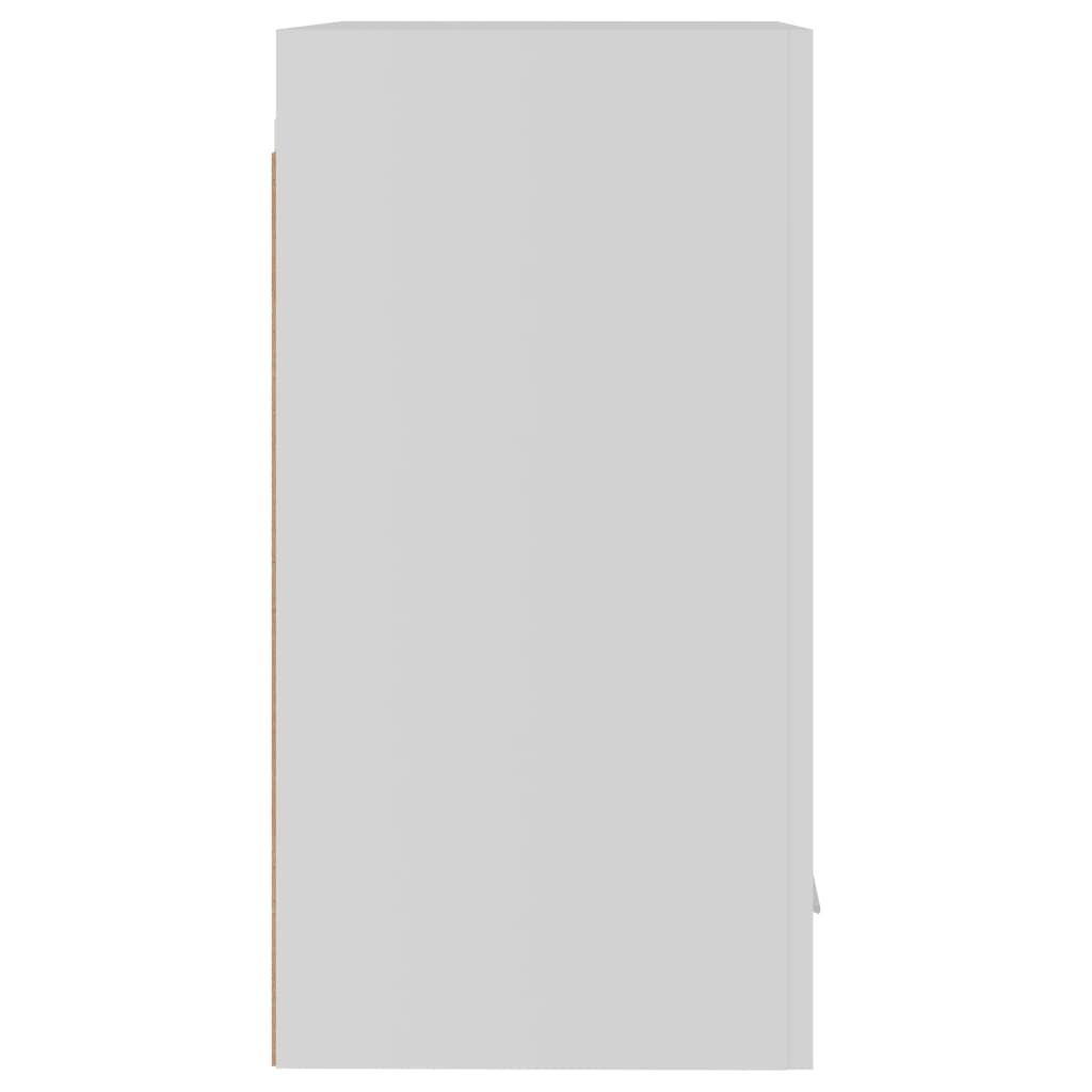 vidaXL Szafka wisząca, biała, 39,5x31x60 cm, materiał drewnopochodny