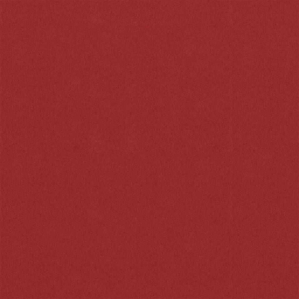 vidaXL Parawan balkonowy, czerwony, 120x400 cm, tkanina Oxford