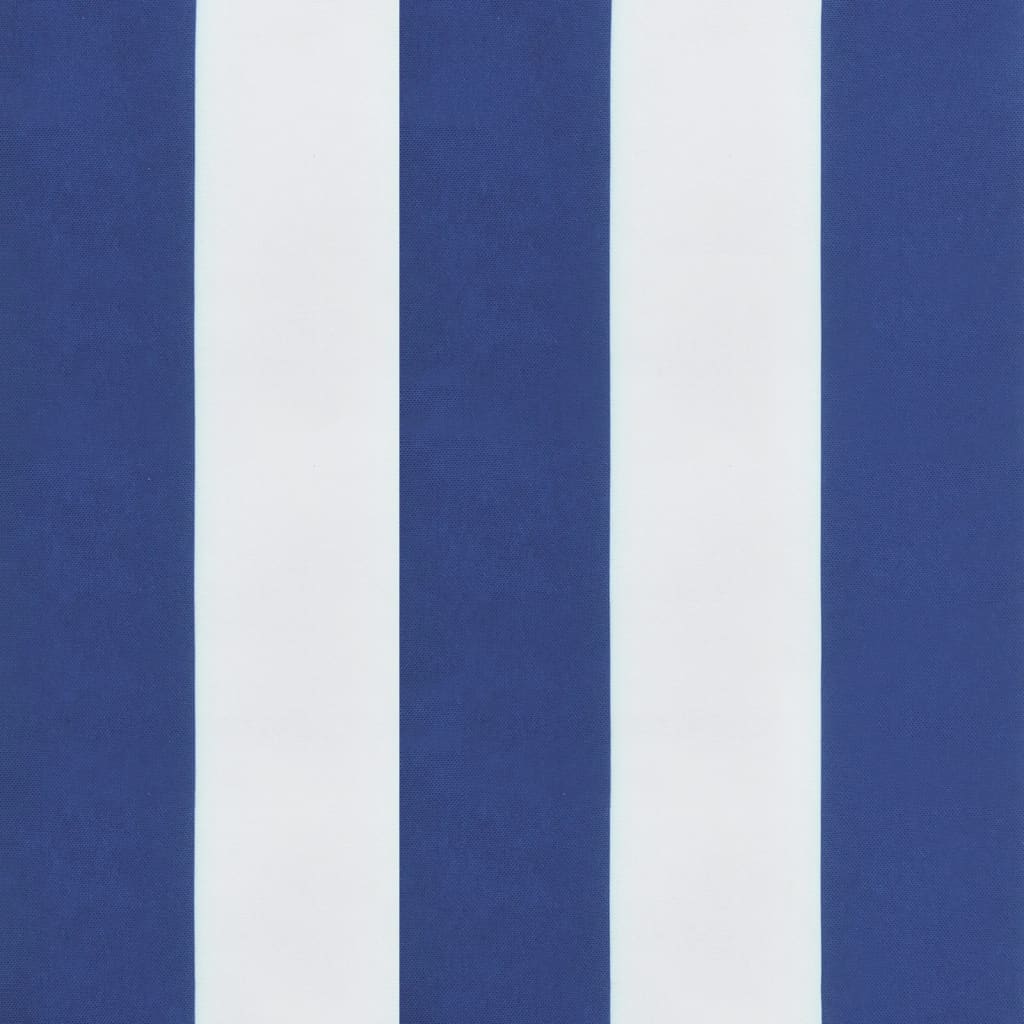 vidaXL Poduszki na palety, 5 szt., biało-niebieskie paski, tkanina