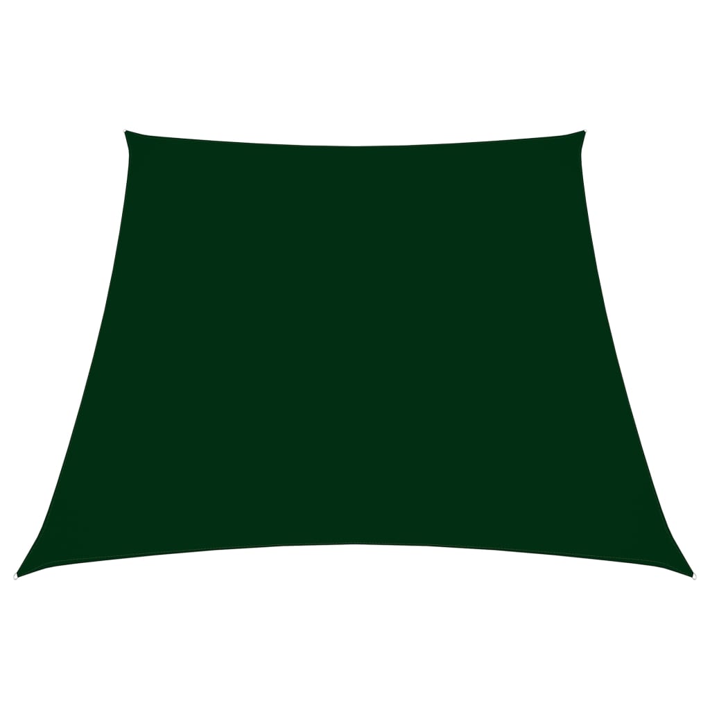vidaXL Trapezowy żagiel ogrodowy, tkanina Oxford, 2/4x3 m, zielony