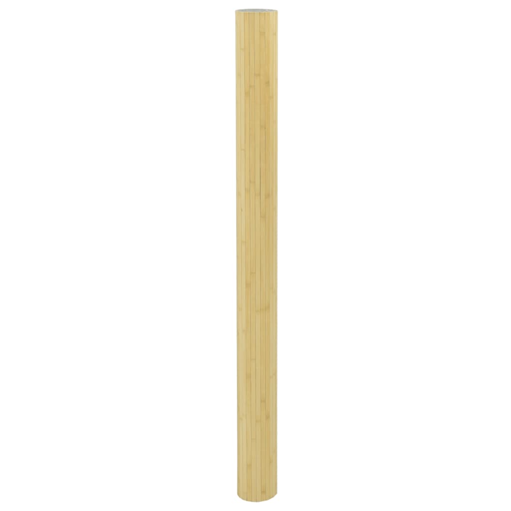 vidaXL Parawan, jasny naturalny, 165x400 cm, bambusowy