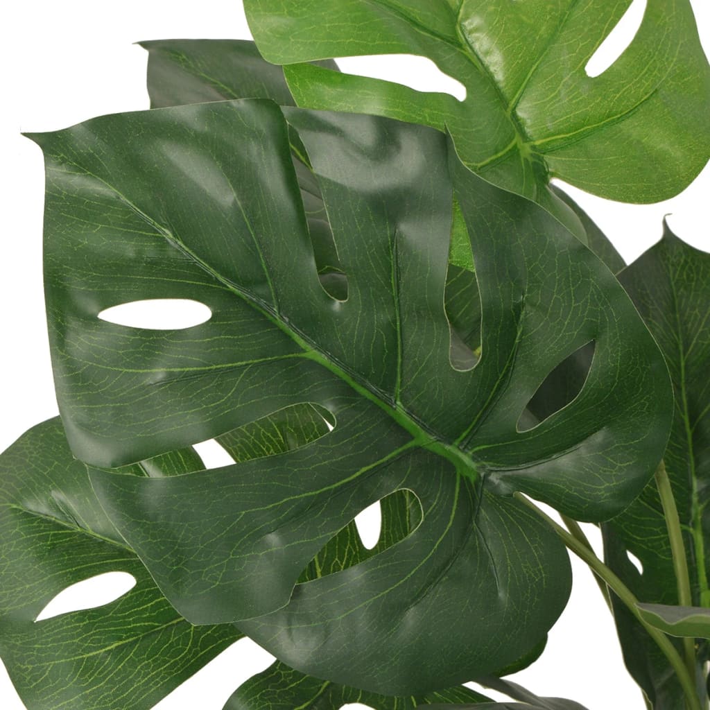 vidaXL Sztuczna roślina monstera z doniczką, 70 cm, kolor zielony