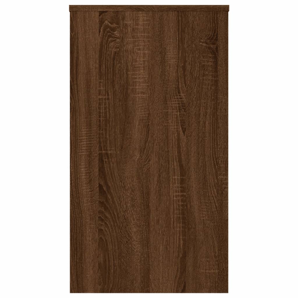 vidaXL Biurko, brązowy dąb, 90x40x72 cm, materiał drewnopochodny