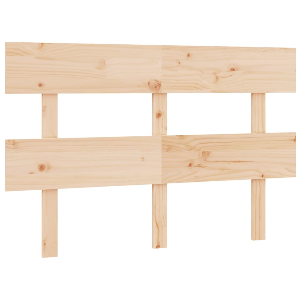 vidaXL Wezgłowie łóżka, 144x3x81 cm, lite drewno sosnowe