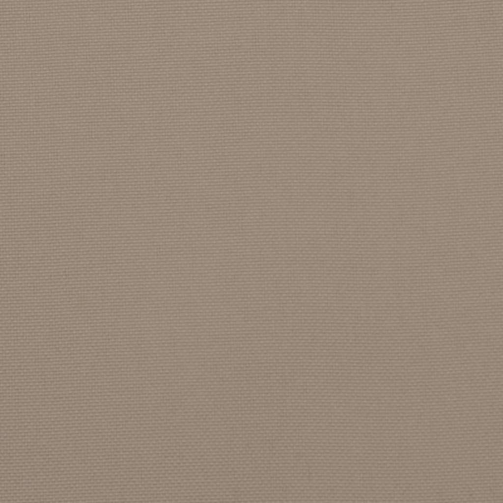 vidaXL Poduszka na paletę, taupe, 58x58x10 cm, tkanina