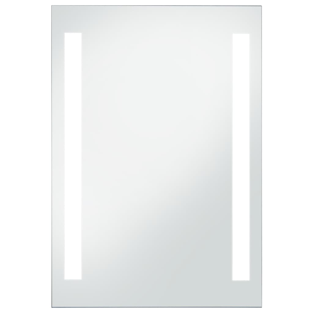 vidaXL Ścienne lustro łazienkowe z LED, 60 x 80 cm