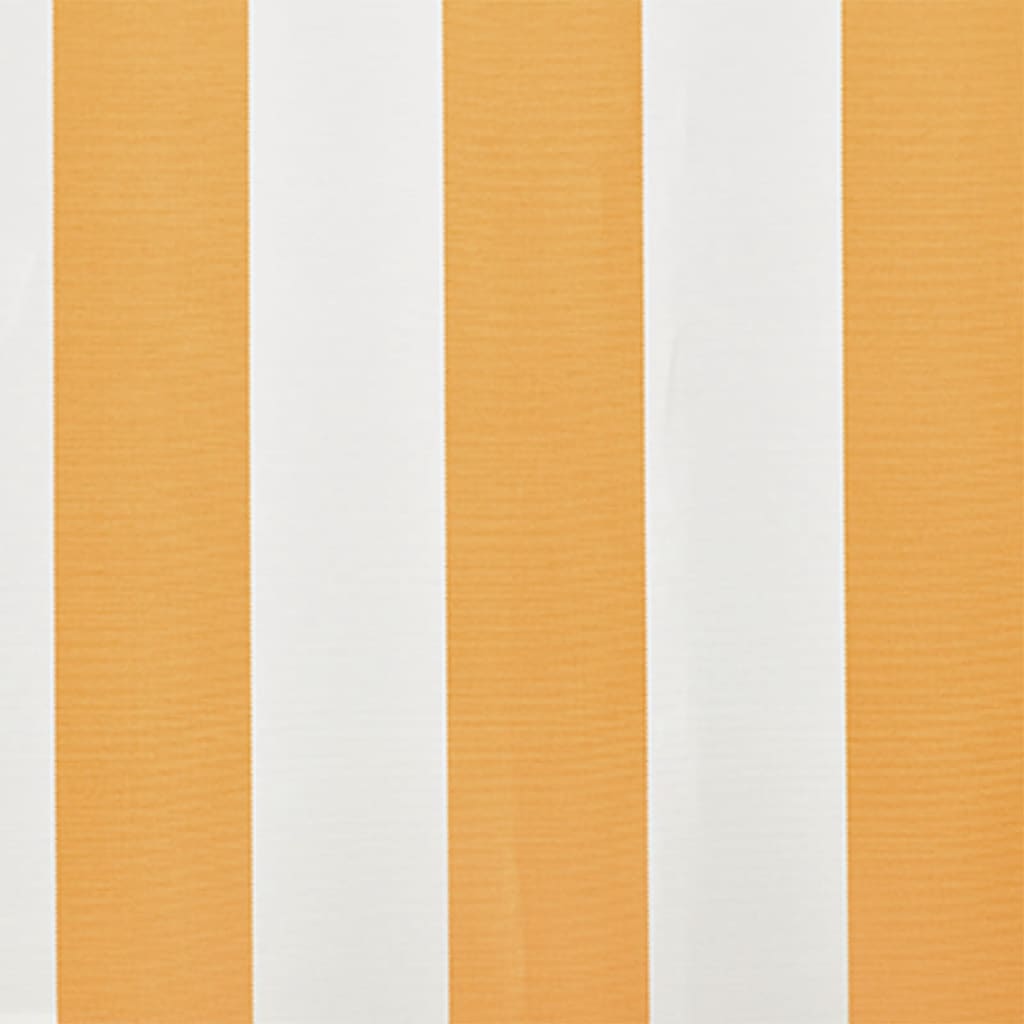 vidaXL Zadaszenie, żółty słonecznikowy i biały, 4x3 m (bez ramy)
