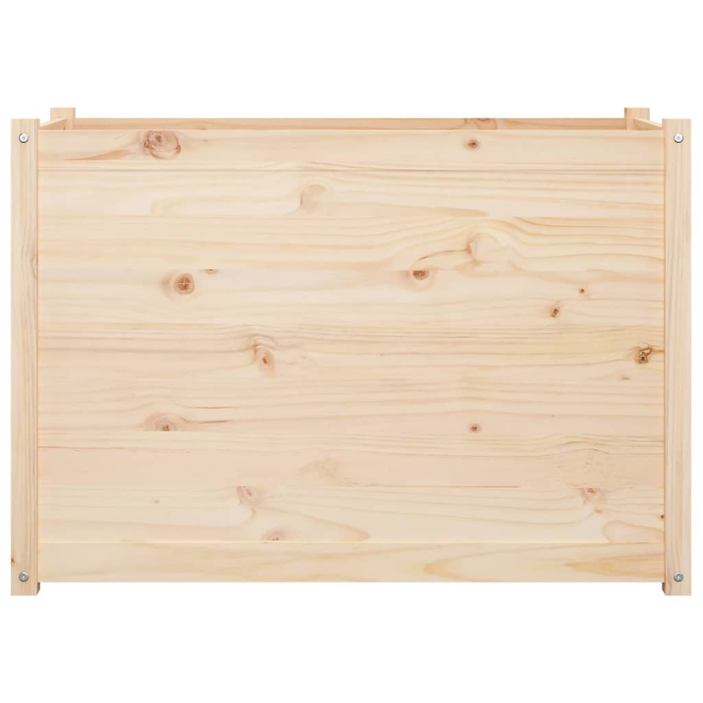 vidaXL Donica ogrodowa, 100x50x70 cm, lite drewno sosnowe