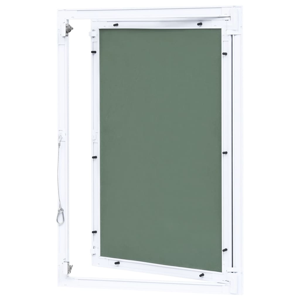 vidaXL Panel rewizyjny z aluminiową ramą i płytą z gipsu, 400x600 mm