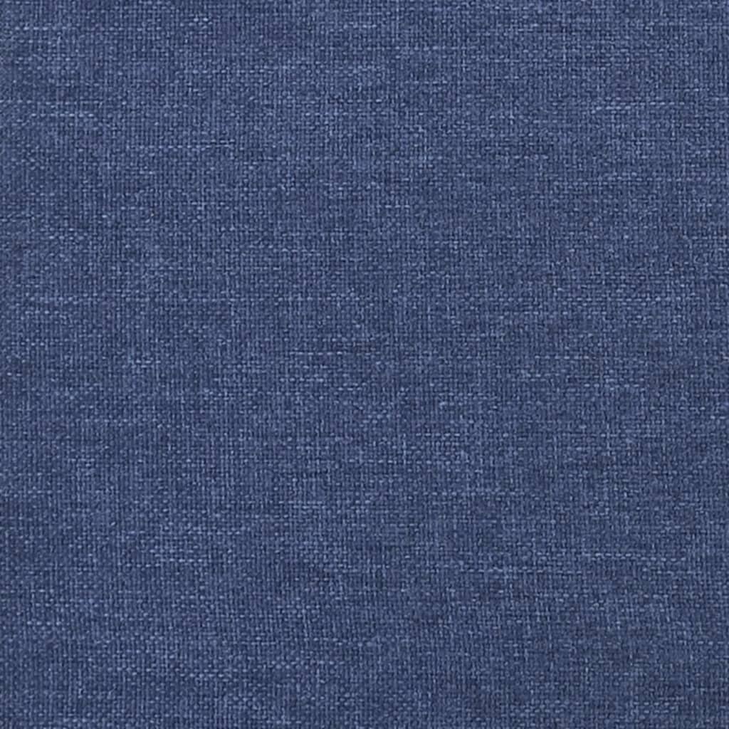 vidaXL Materac kieszeniowy, niebieski, 120x200x20 cm, tkanina