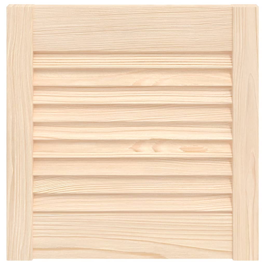 vidaXL Drzwi żaluzjowe, lite drewno sosnowe, 39,5 x 39,4 cm
