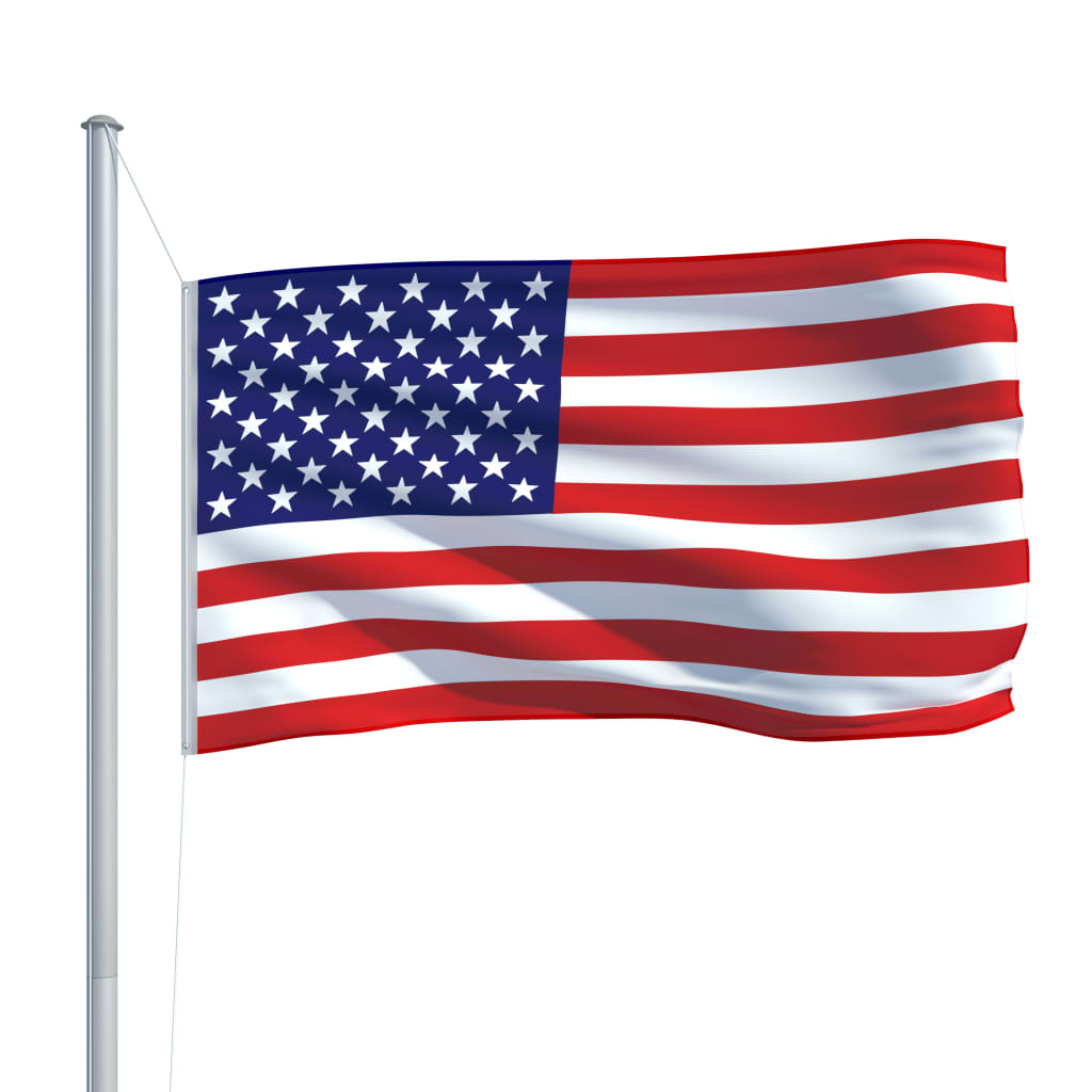 vidaXL Flaga Stanów Zjednoczonych, 90x150 cm