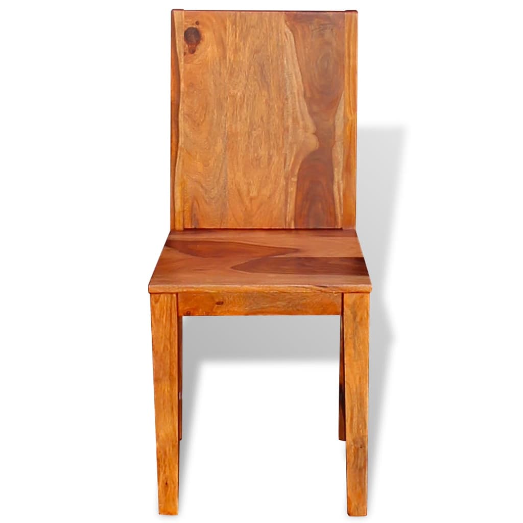 vidaXL Krzesła stołowe, 6 szt., lite drewno sheesham