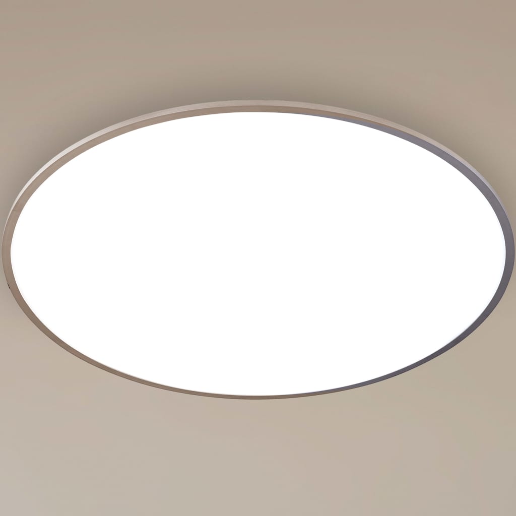 Wofi Lampa sufitowa Linox, LED, RGB, 40x5 cm, srebrna