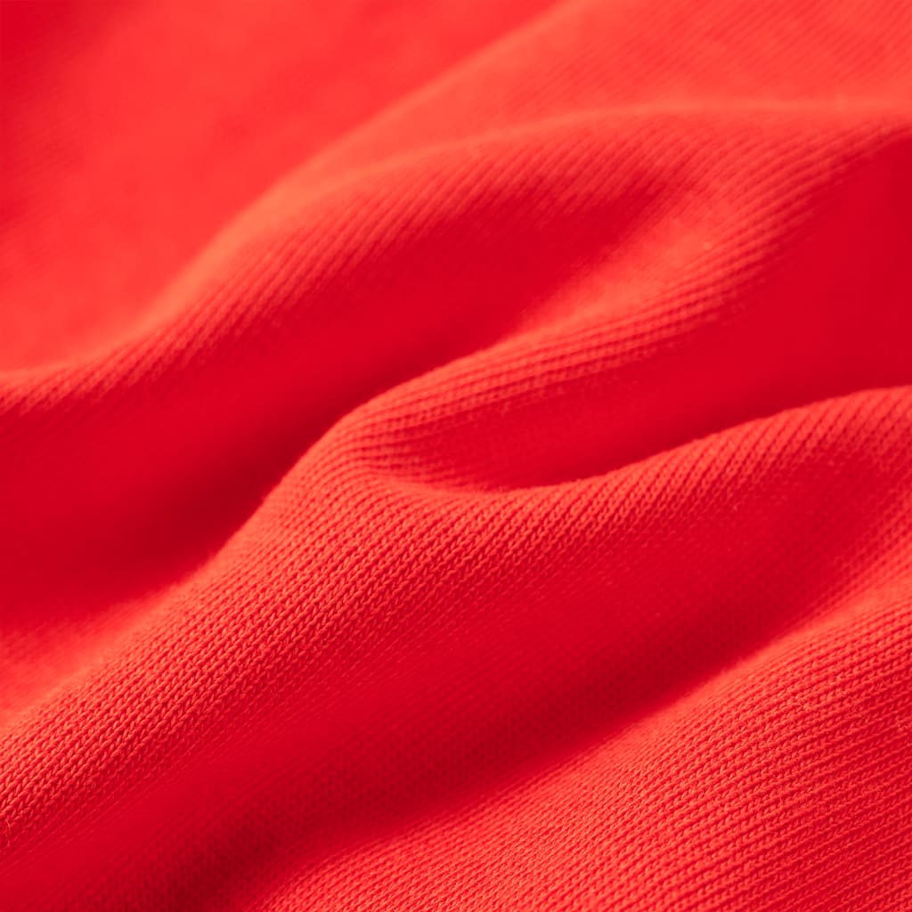 Bluza dziecięca z kapturem, czerwona, 92