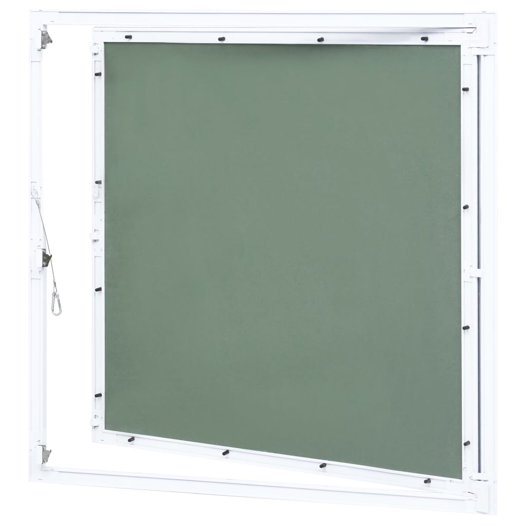 vidaXL Panel rewizyjny z aluminiową ramą i płytą z gipsu, 600x600 mm