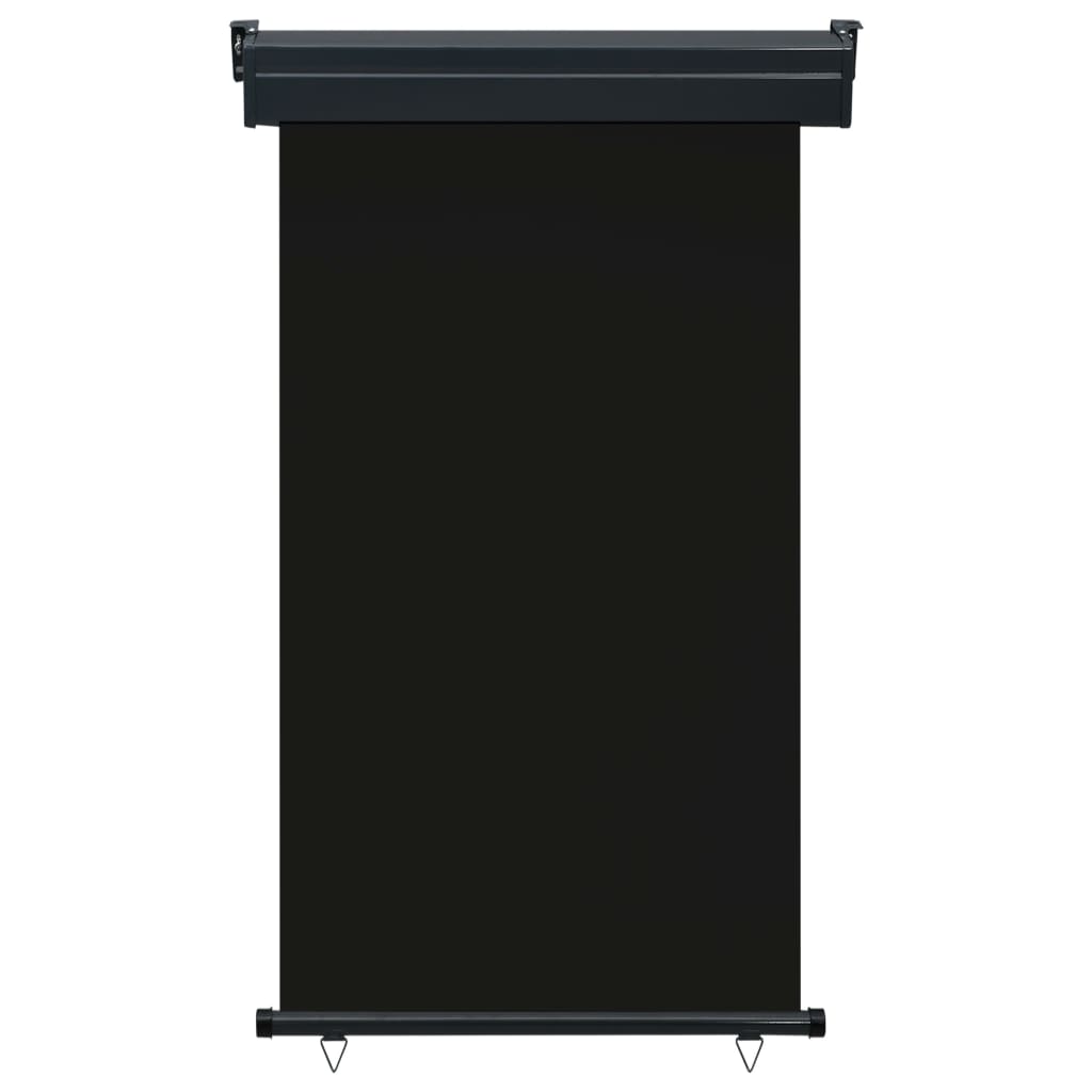 vidaXL Markiza boczna na balkon, 105x250 cm, czarna