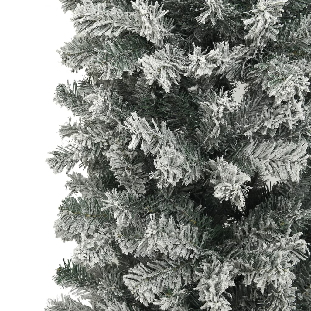 vidaXL Girlanda świąteczna flokowana sztucznym śniegiem, 240 cm