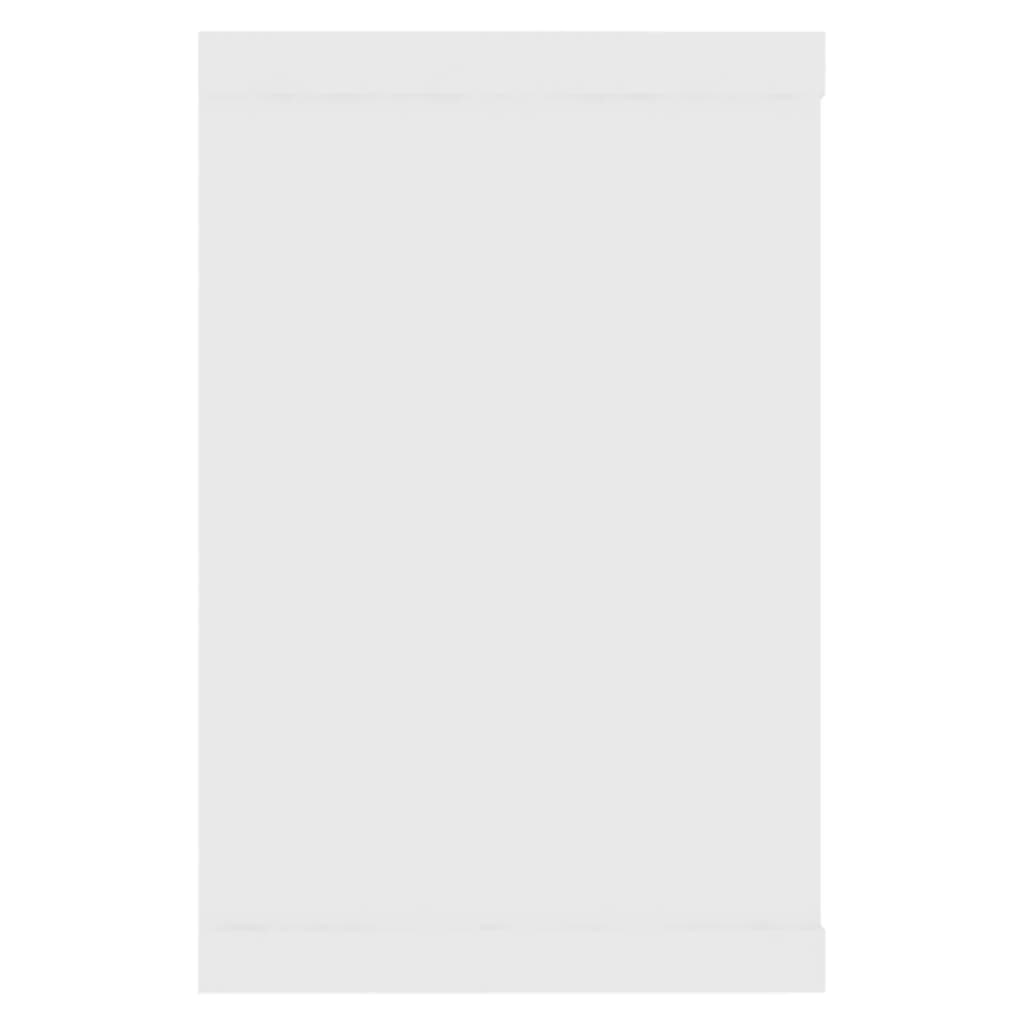 vidaXL Półki ścienne kostki, 6 szt., białe, 60x15x23 cm, płyta