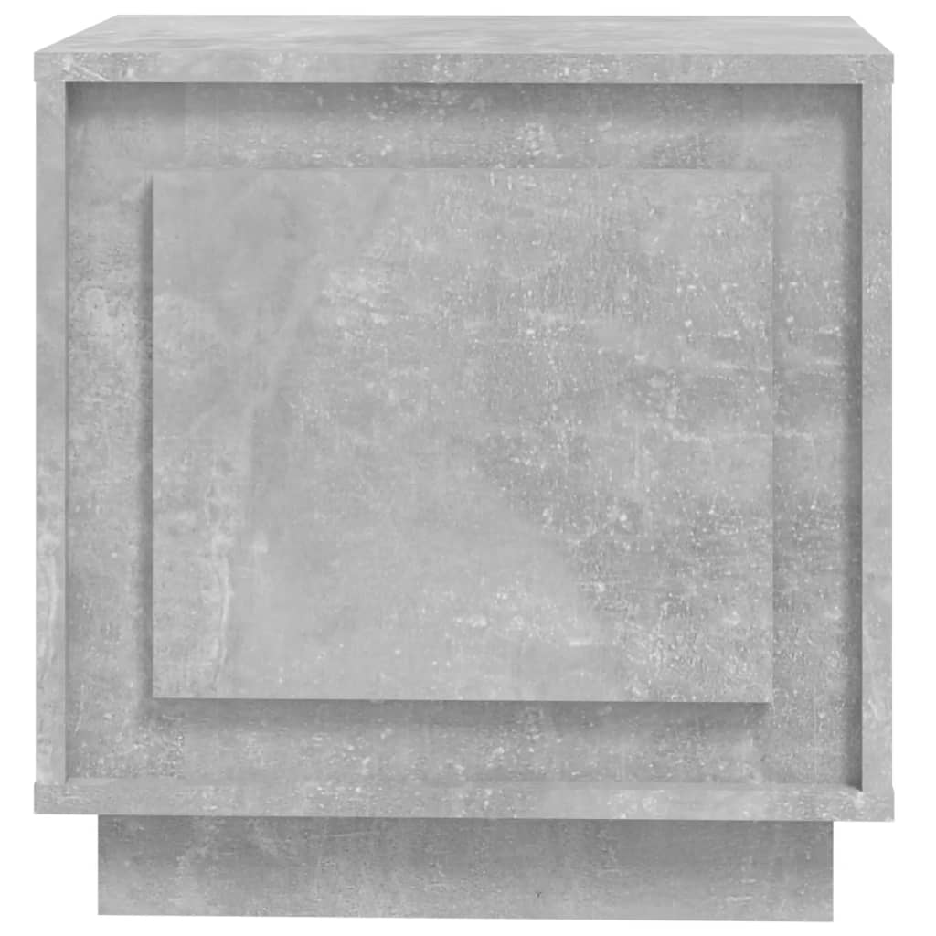 vidaXL Szafka nocna, szarość betonu, 44x35x45 cm