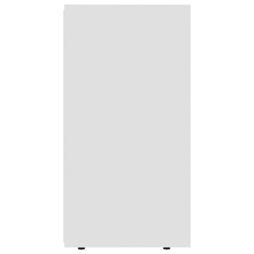 vidaXL Komoda, biała, 120x36x69 cm, płyta wiórowa