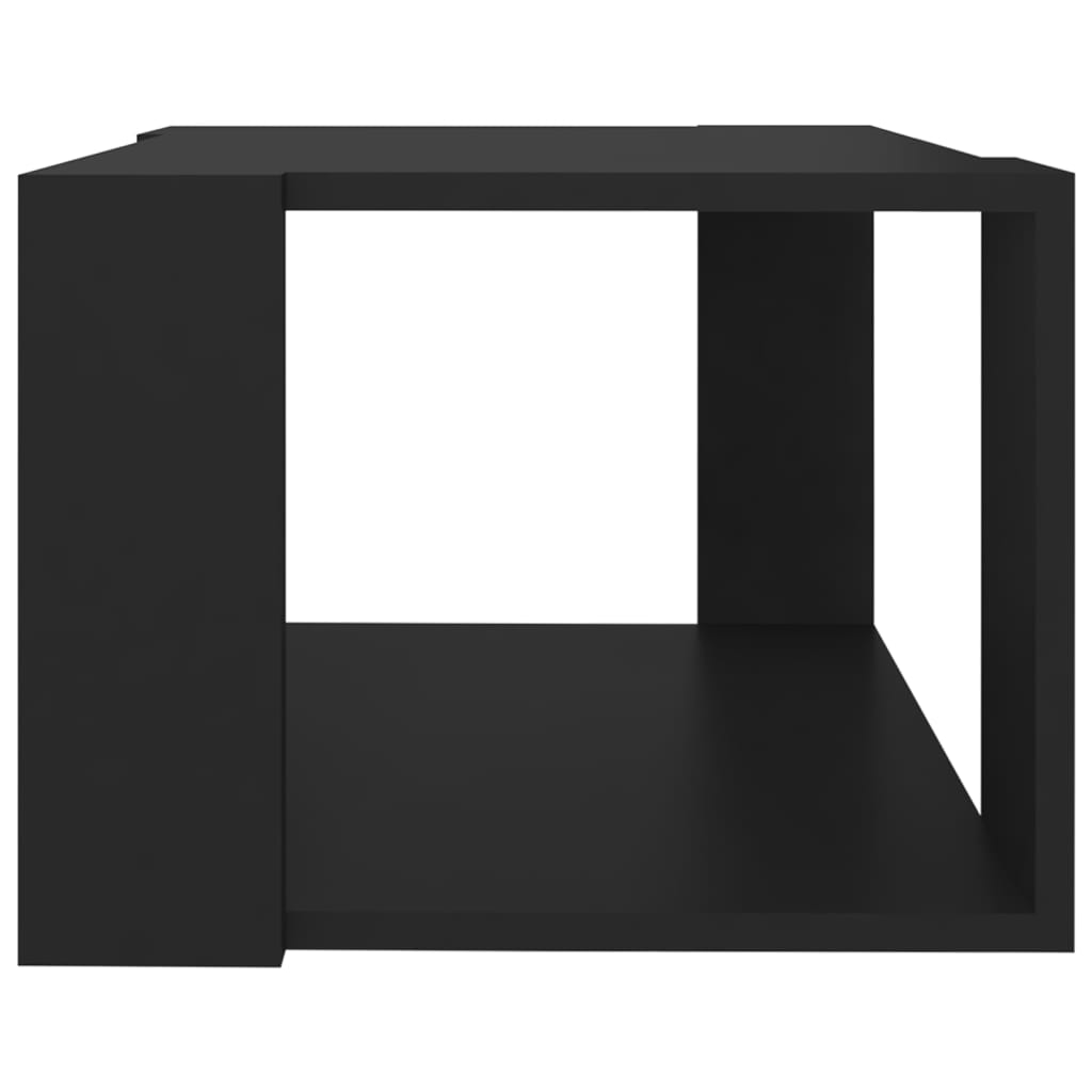 vidaXL Stolik kawowy, czarny, 40x40x30 cm, płyta wiórowa