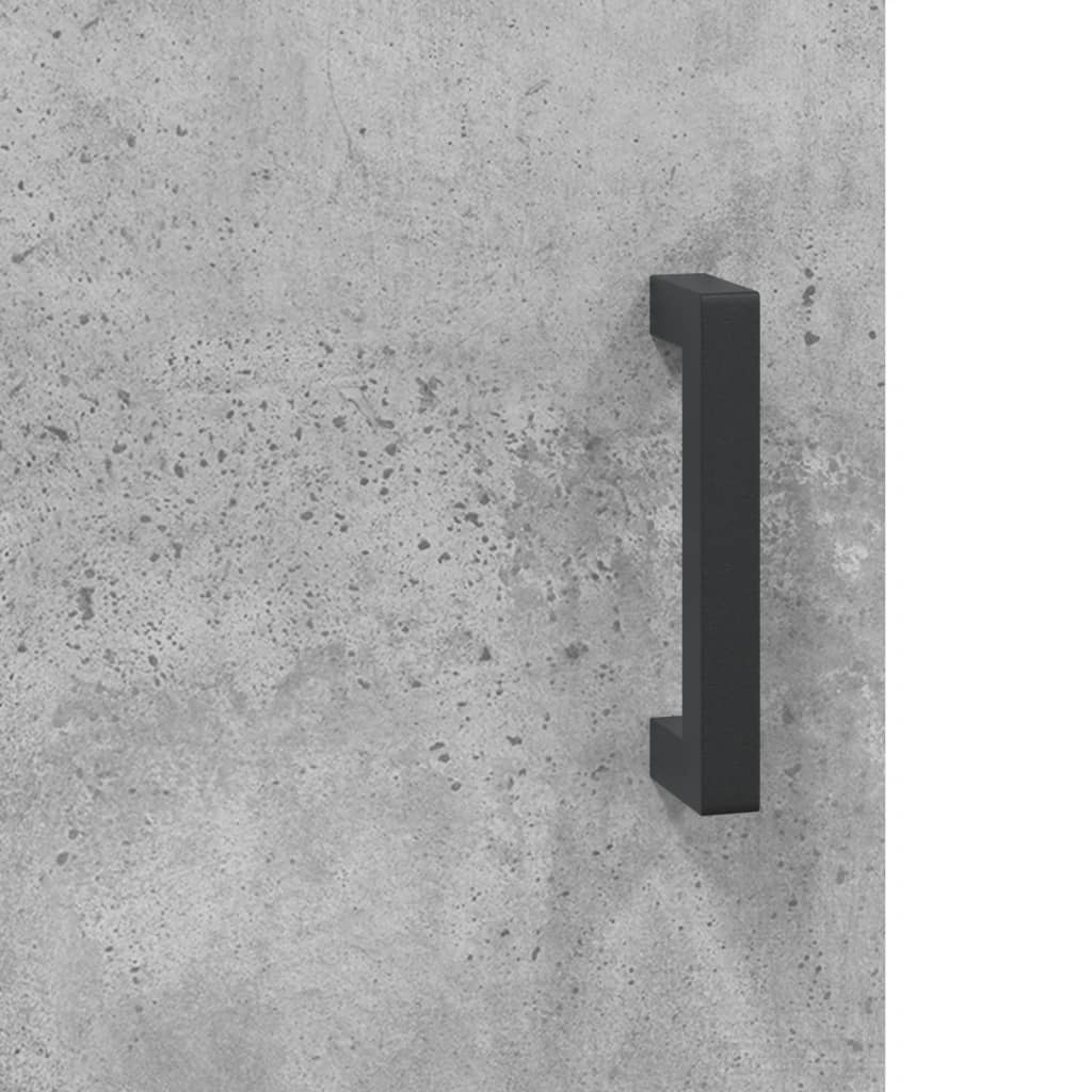 vidaXL Szafka nocna, szarość betonu, 40x40x50 cm