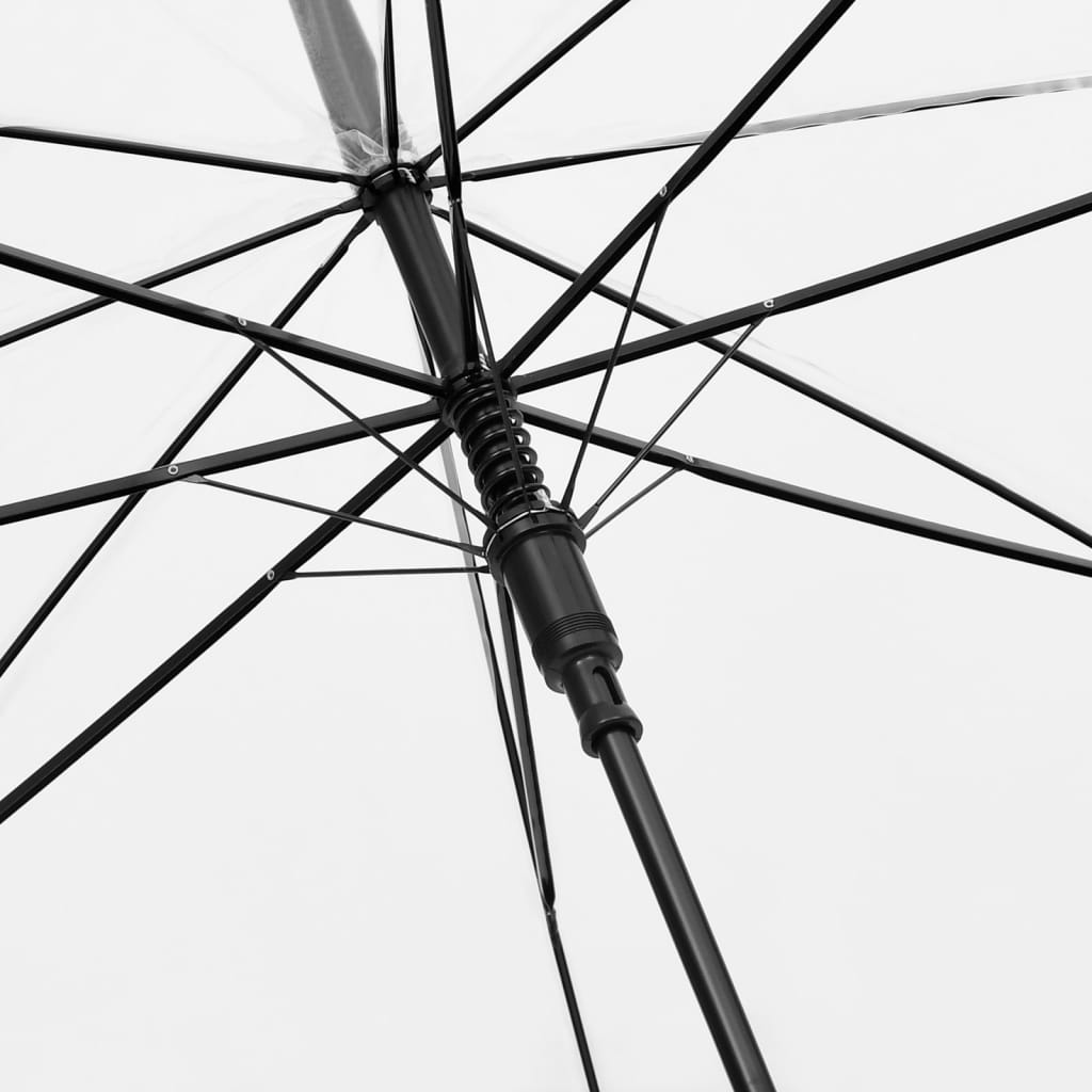 vidaXL Parasolka przezroczysta, 107 cm