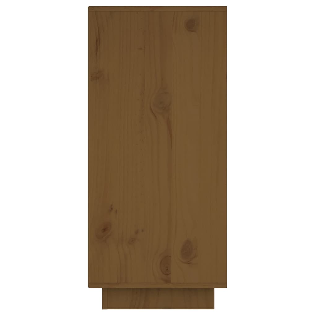vidaXL Szafka, miodowy brąz, 60x34x75 cm, lite drewno sosnowe