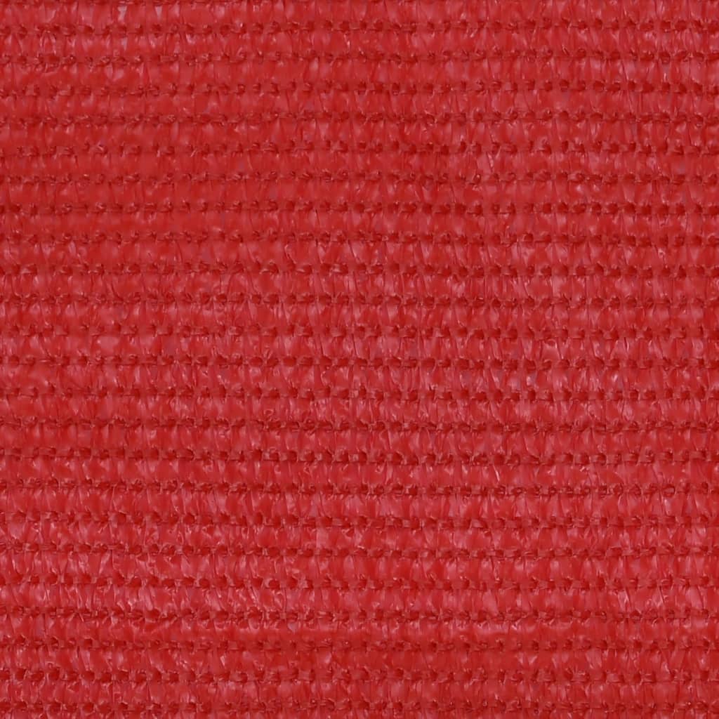 vidaXL Roleta zewnętrzna, 80x140 cm, czerwona, HDPE