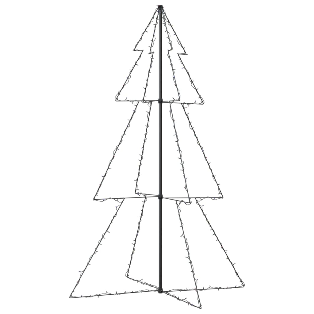 vidaXL Ozdoba świąteczna w kształcie choinki, 240 LED, 118x180 cm