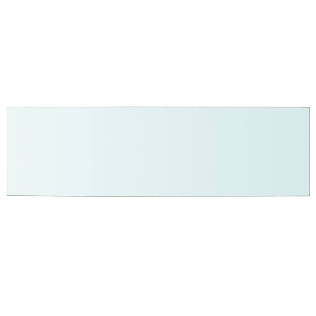 vidaXL Szklany, bezbarwny panel, 100x30 cm