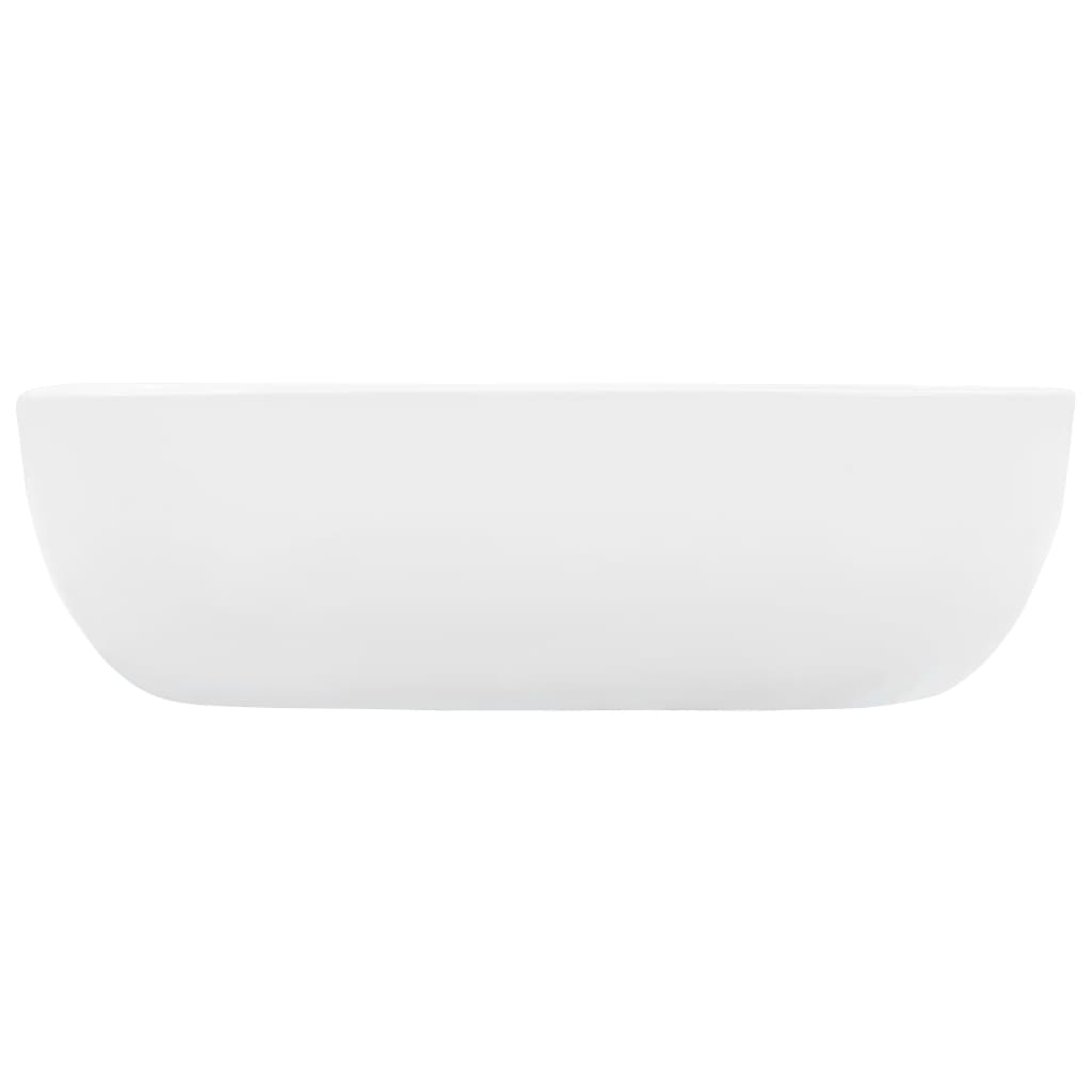 vidaXL Umywalka, 45,5 x 32 x 13 cm, ceramiczna, biała