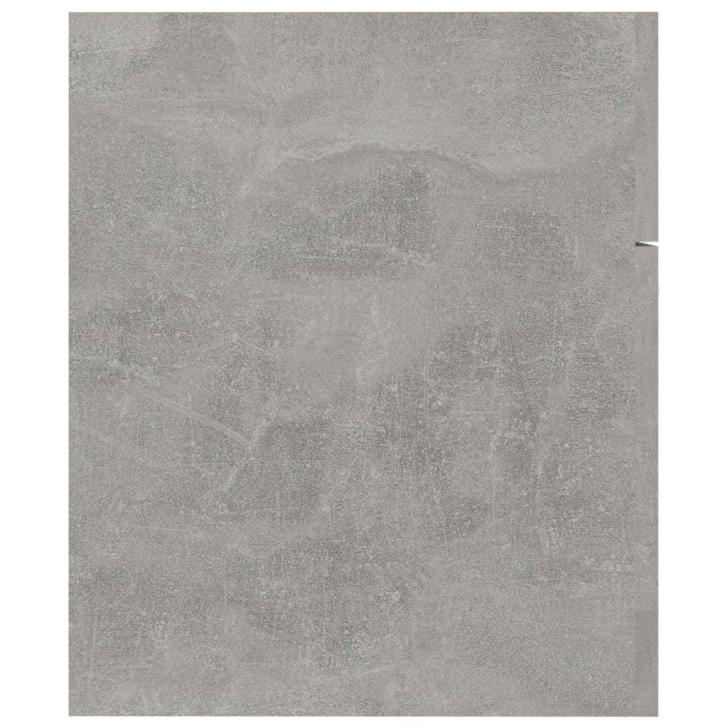 vidaXL Szafka pod umywalkę, szarość betonu, 60x38,5x46 cm, płyta