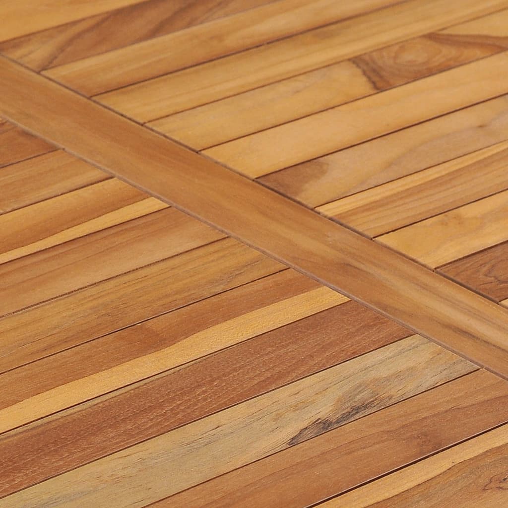 vidaXL Stół ogrodowy, 120x65x80 cm, lite drewno tekowe